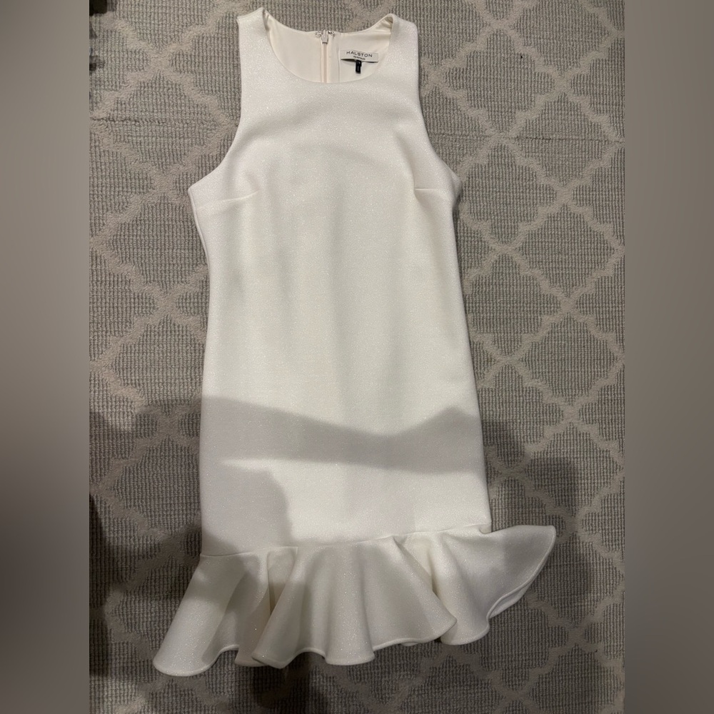 Halston Heritage Ivory Formal Dress